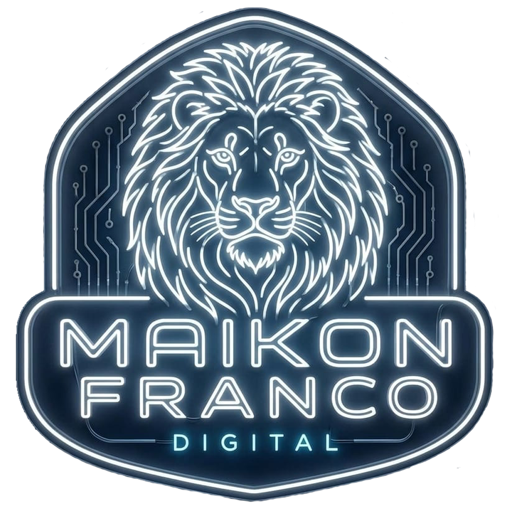 Logo Neon de Leão